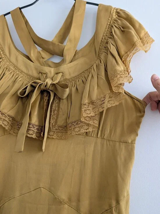 Doen Sicilia Dress in Wheat, NWT, Size M - Picture 14 of 16